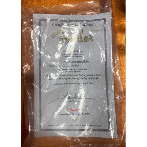 (BRUGT) Fender Custom Shop LTD 1965 Stratocaster 50th Anniversary 2004